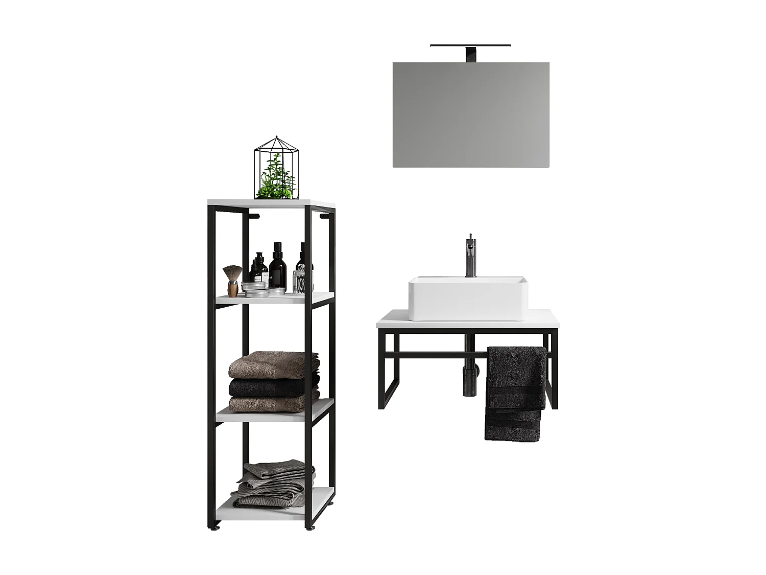 4-delige wastafel Wastafel Bitila 60 V1