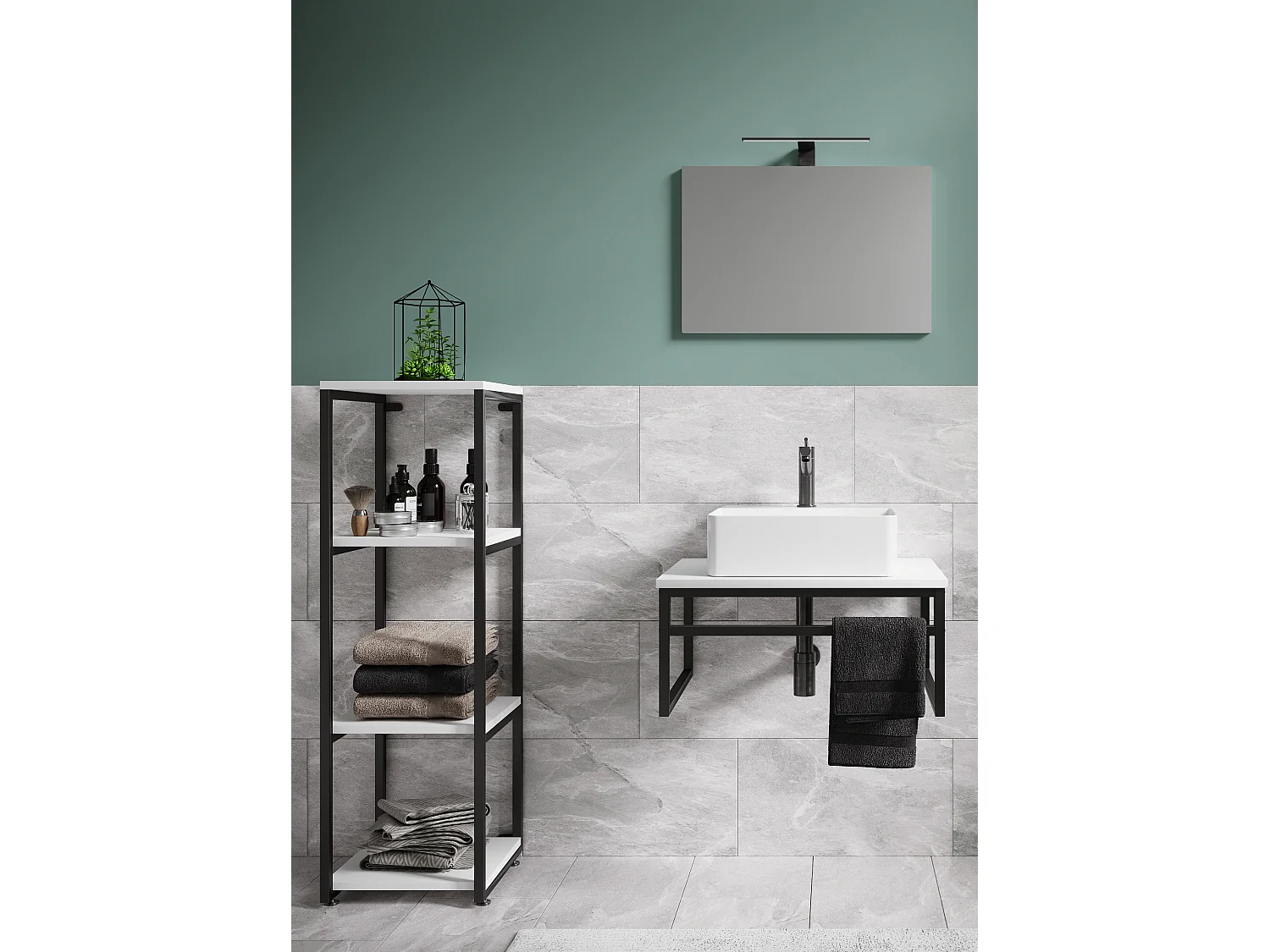 4-delige wastafel Wastafel Bitila 60 V1