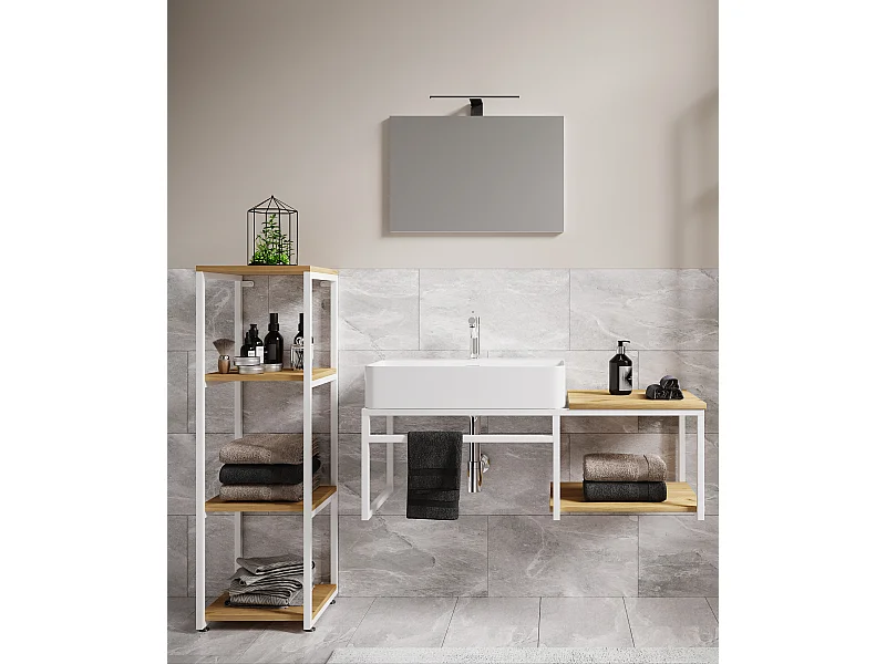 4 sztuk umywalka meble łazienkowe Bitila 100 V1