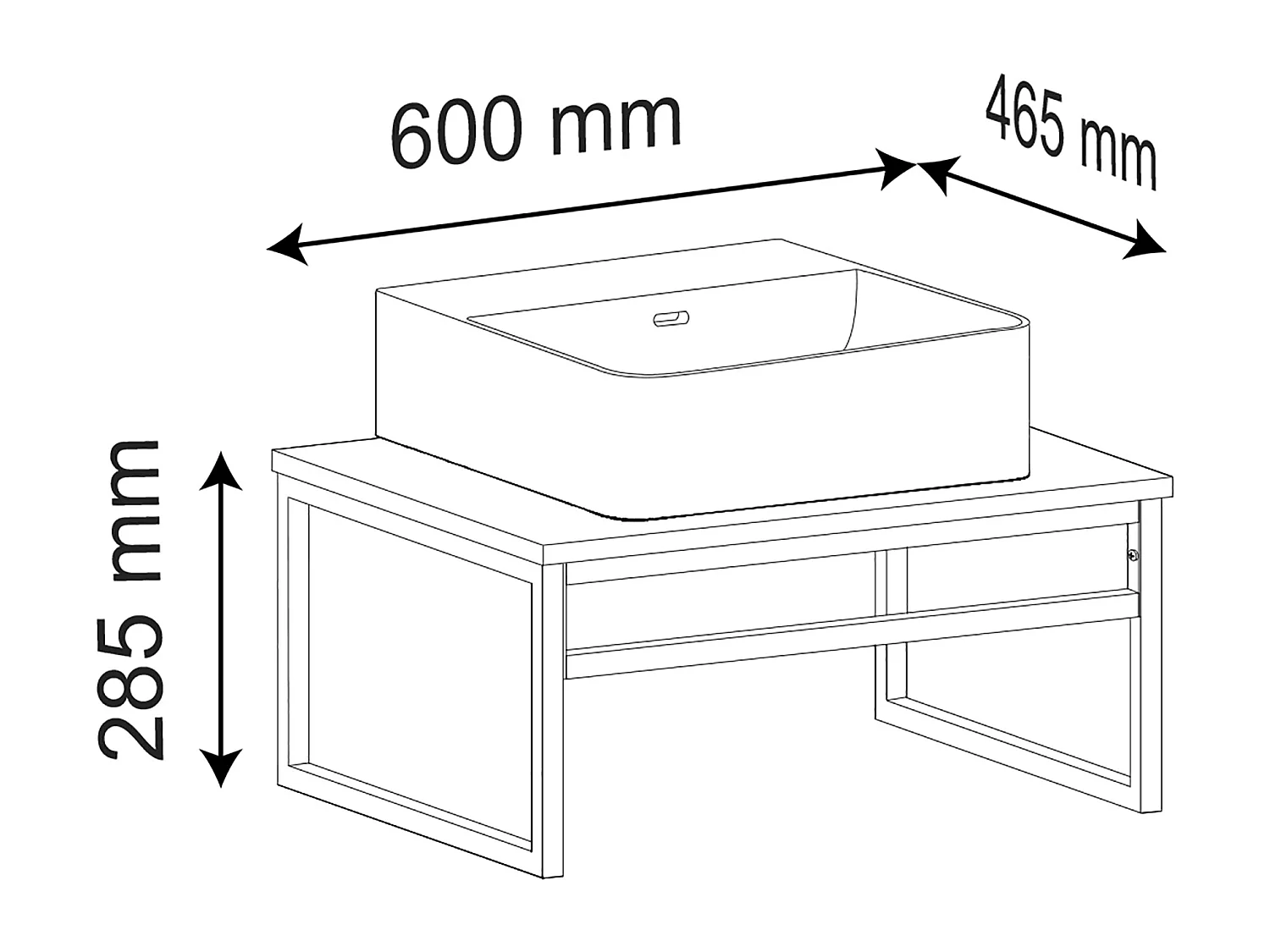 2 pz. lavabo Bitila 60