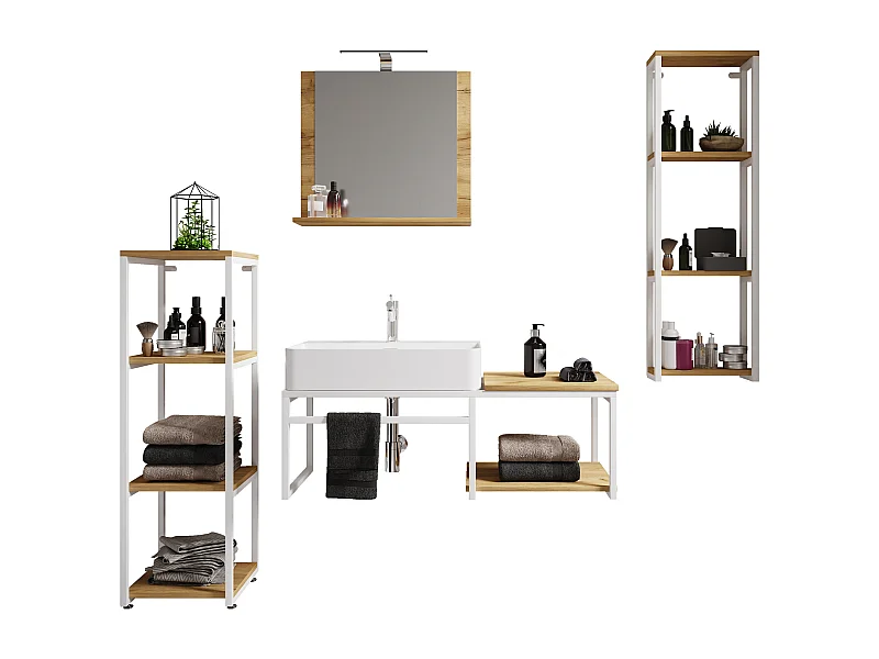 5 szt. umywalka meble łazienkowe Bitila 100 V2