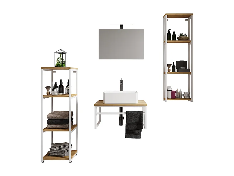 5 sztuk umywalki meble łazienkowe Bitila 60