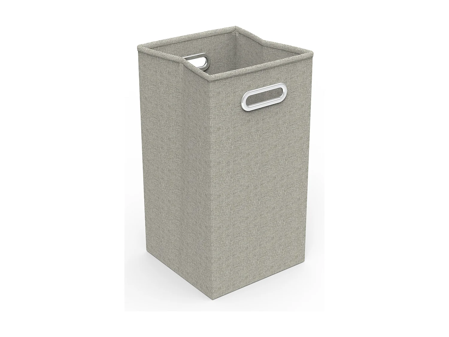 Bathroom furniture high cabinet Landos White / Honey oak H. 107 x W 79 x D. 35 cm