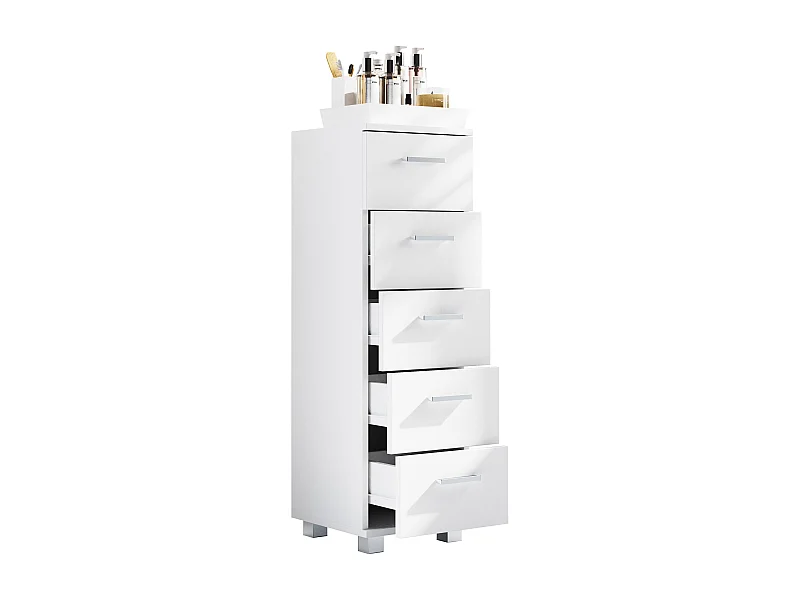 Holz Badmöbel Schubladen Badschrank Kommode Zalo M