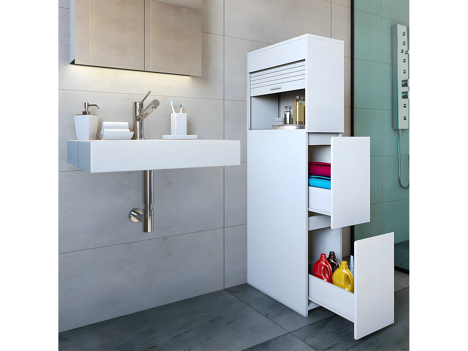 Mobilier de bac de bac - tiroir-caisse Tasalo