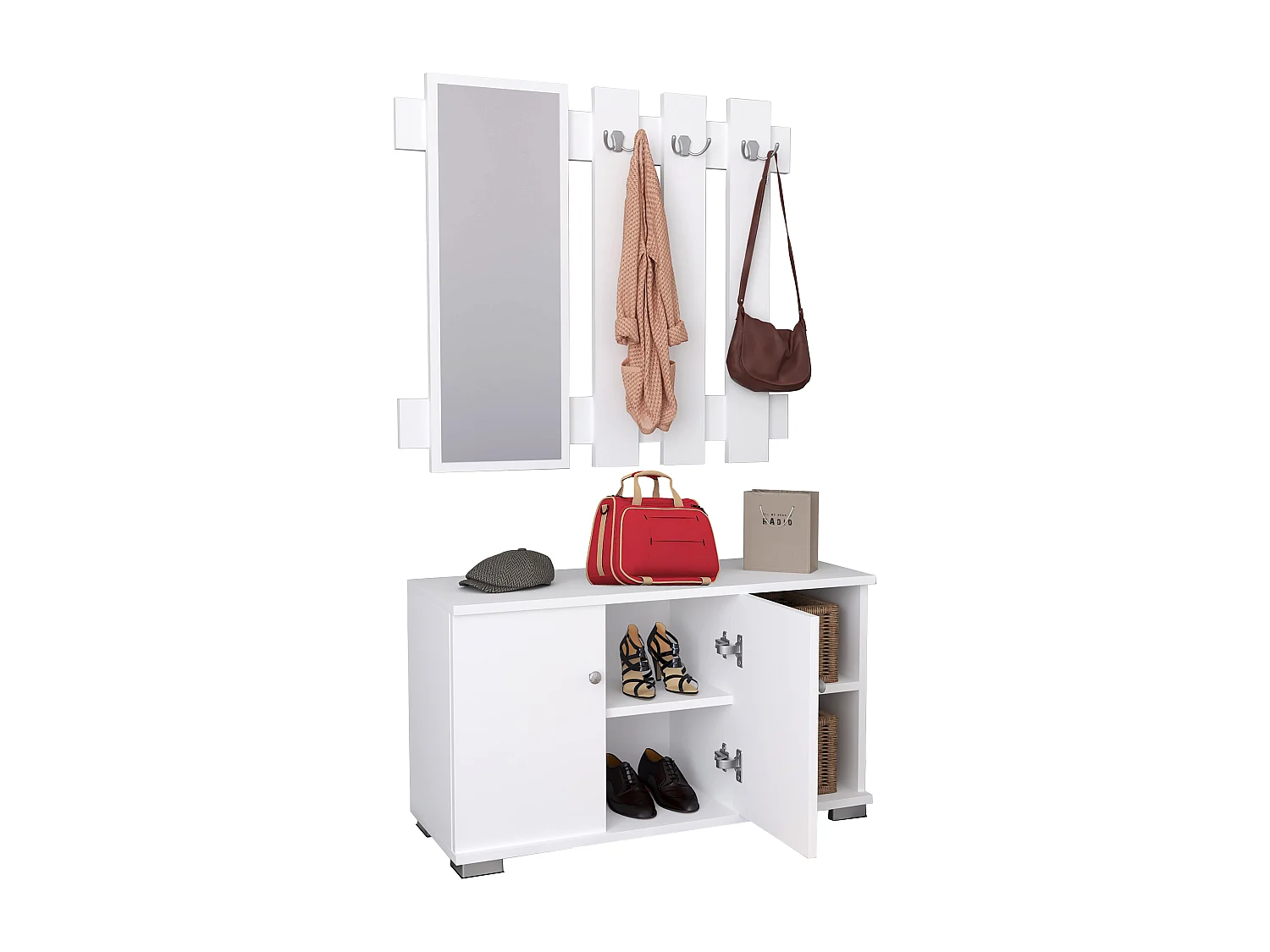2 stks. garderobe vloermeubilair Gados XL