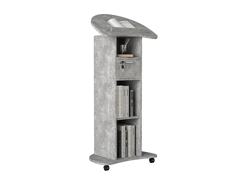 Drewniane biurko stojące Głośnik biurko Rolls Redola