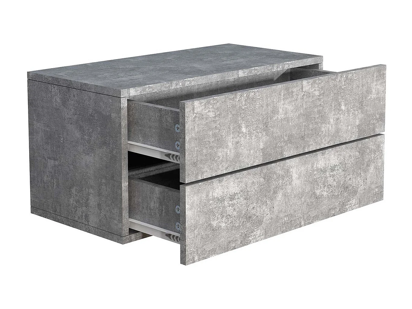 Houten muur hangende nachtkastje Usal L 60 cm