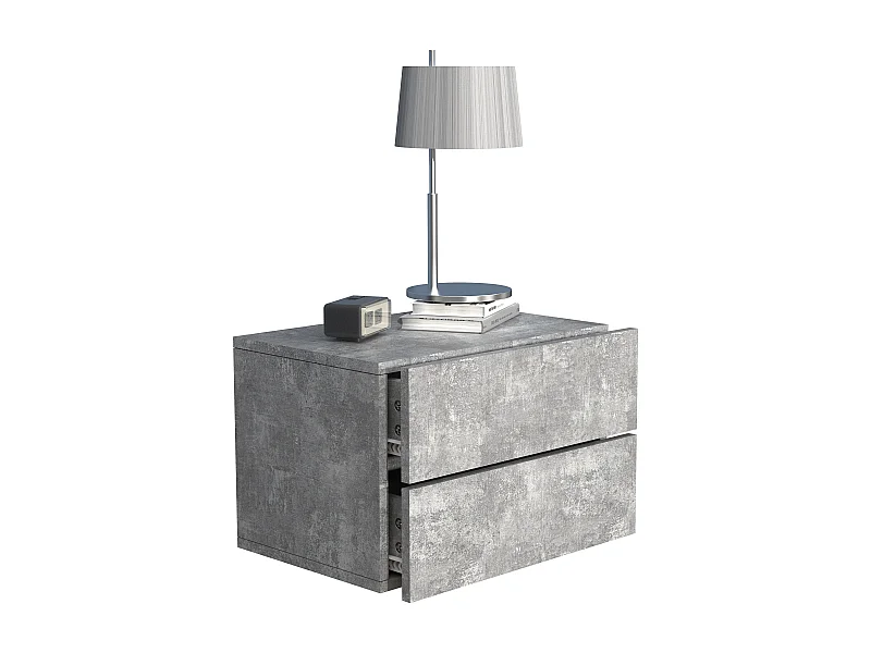 Comodino in legno Usal L 45 cm