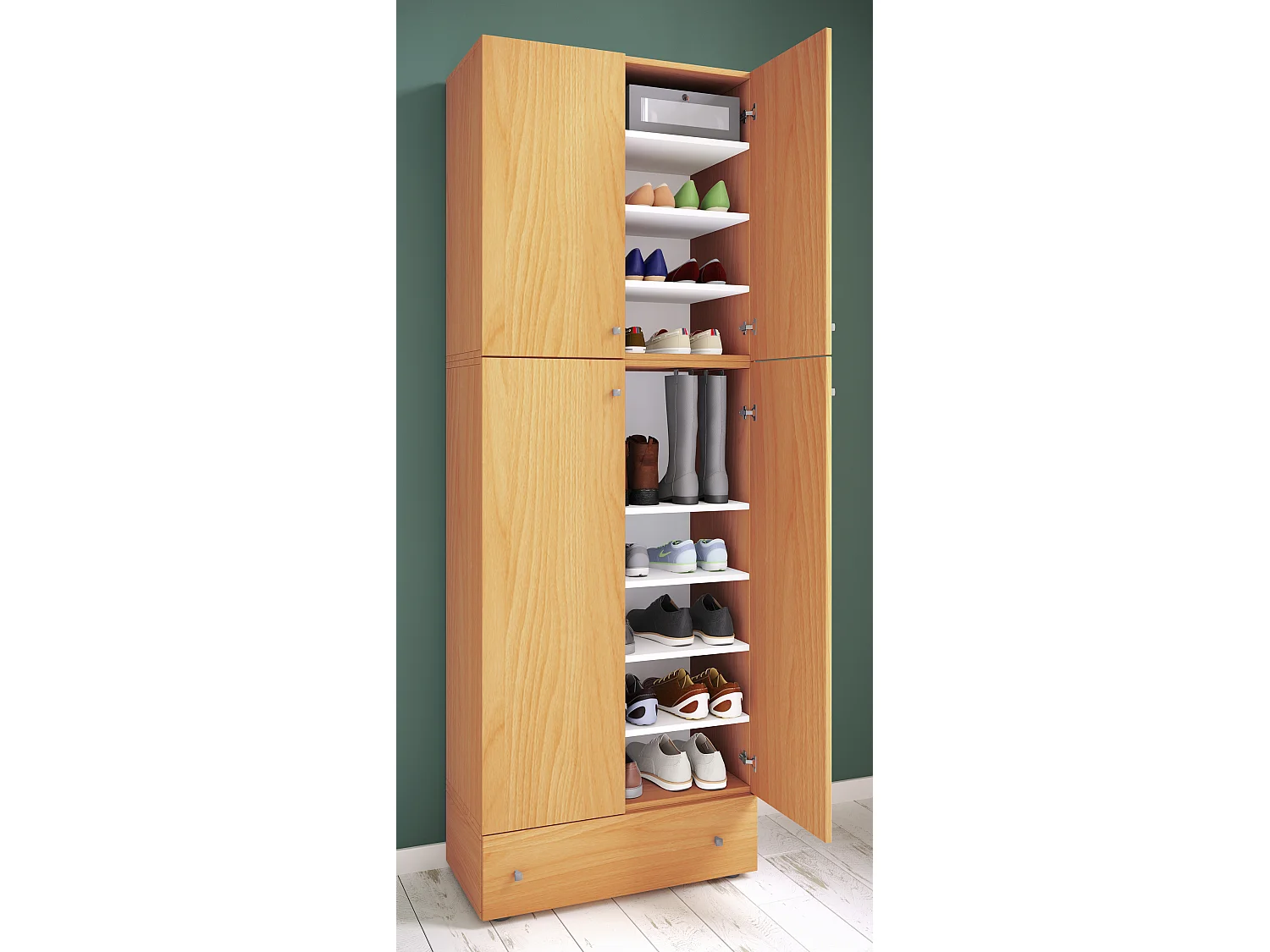 XXL Schuhschrank Kleiderschrank Schrank Lona 9f A