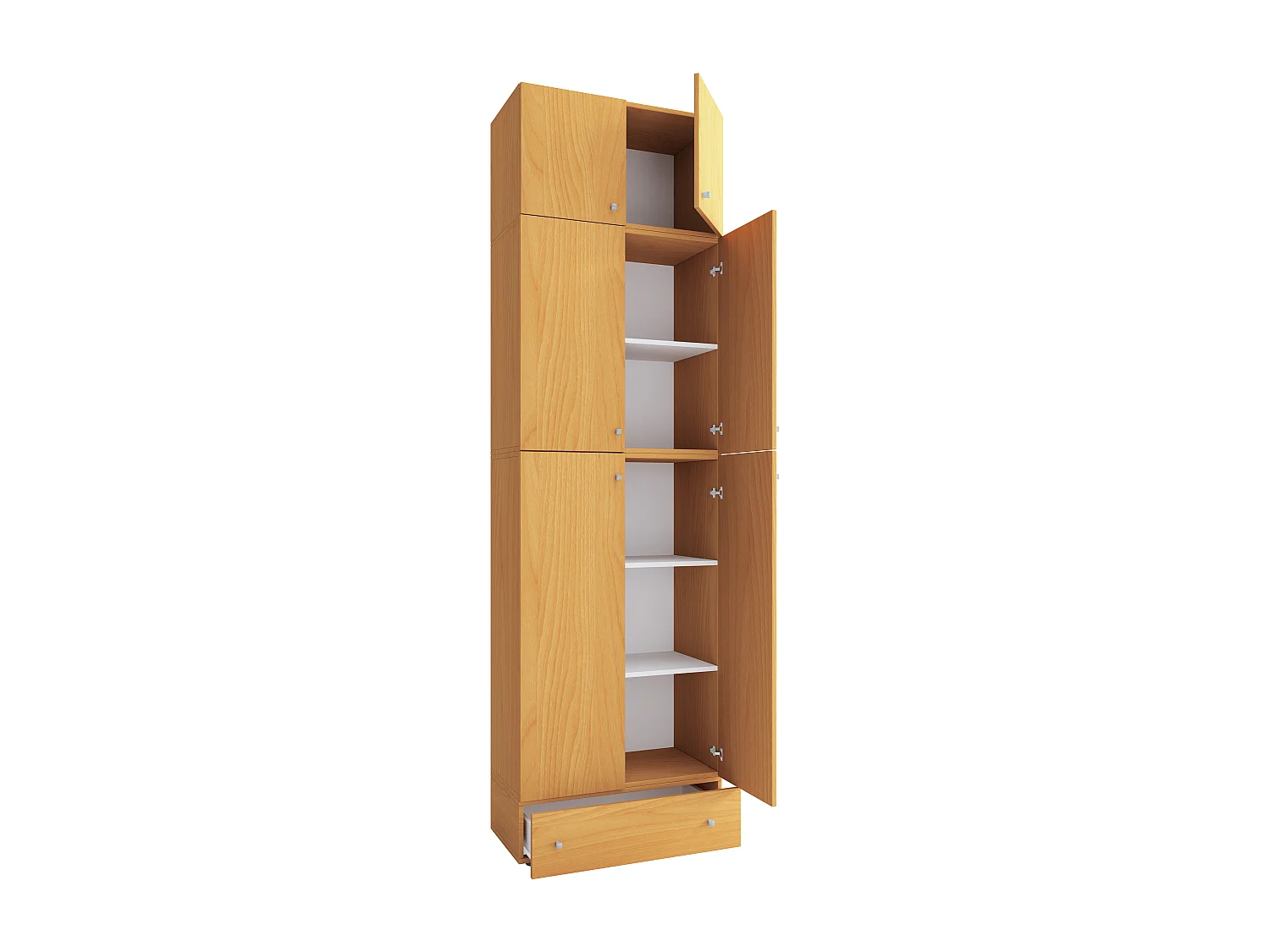 Shoe cabinet Lona Book H. 240 x W. 70 x D. 39 cm