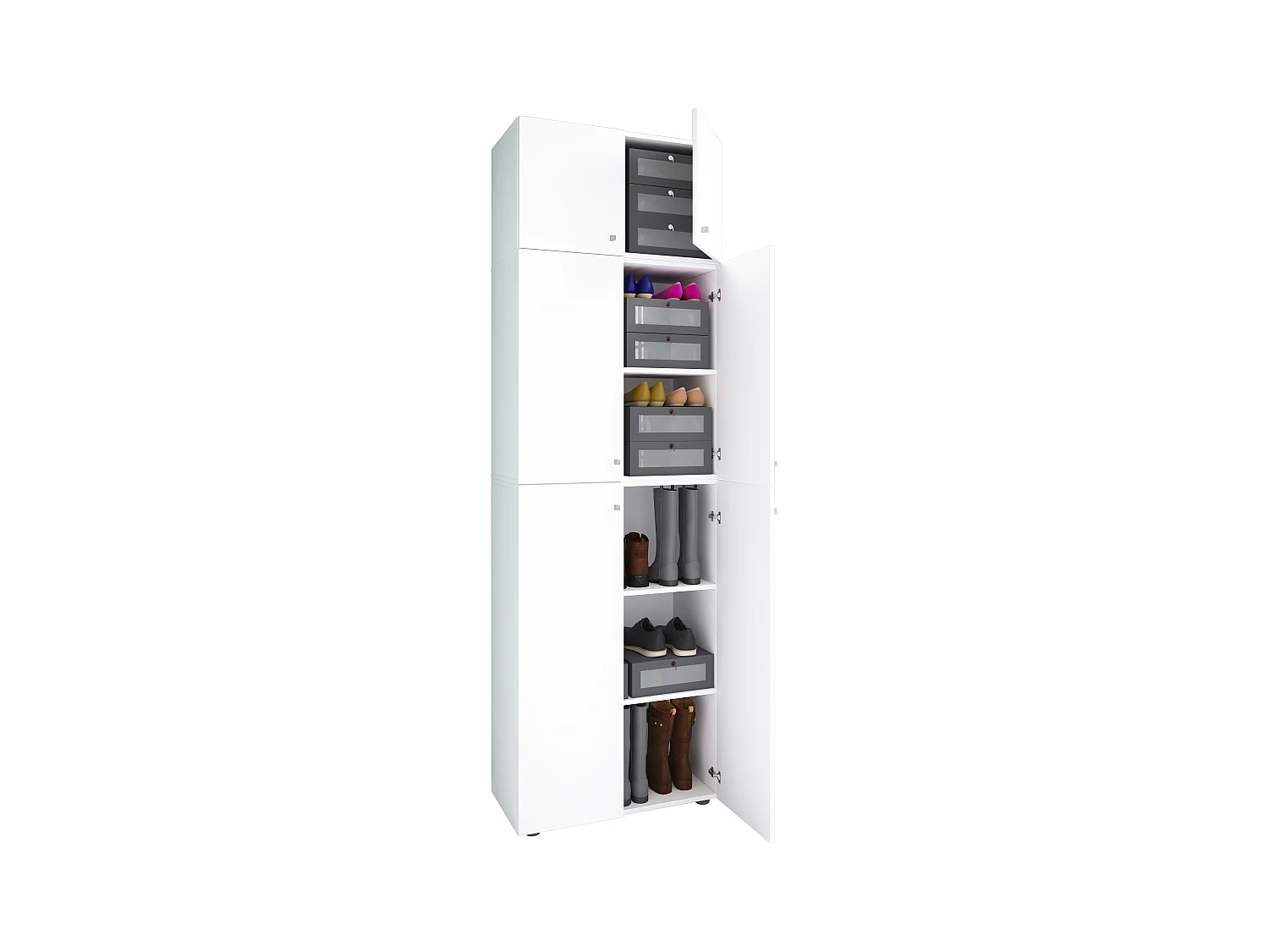 Schoenenkast garderobe Lona 5f A