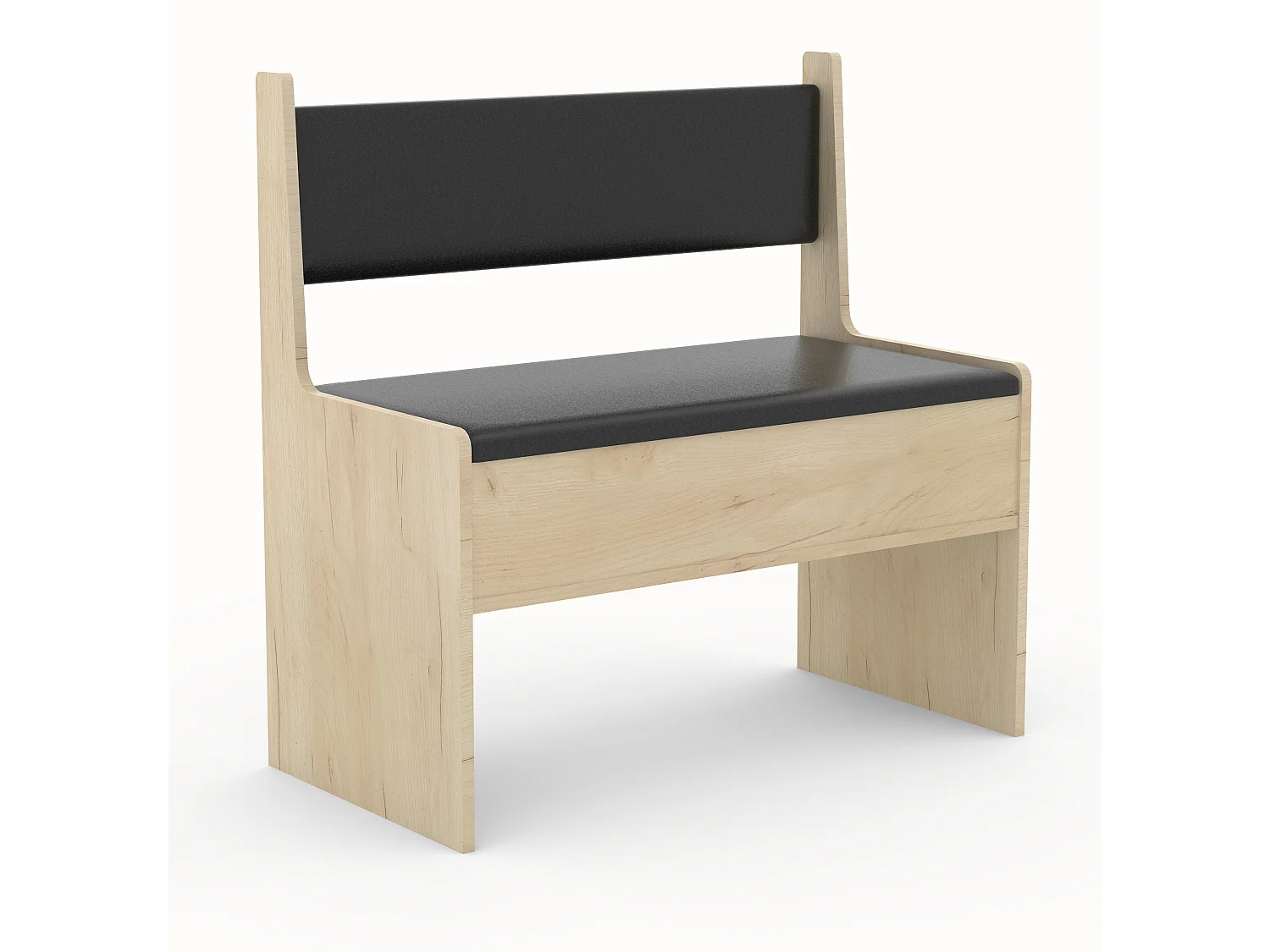 Houten hoekbank bank Esal 80 cm