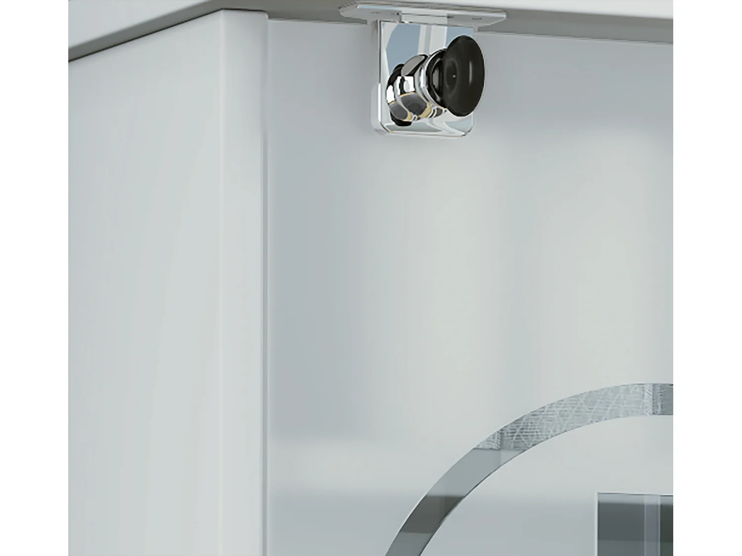 Medical cabinet Gusal White H. 92 x W. 31 x D. 18 cm