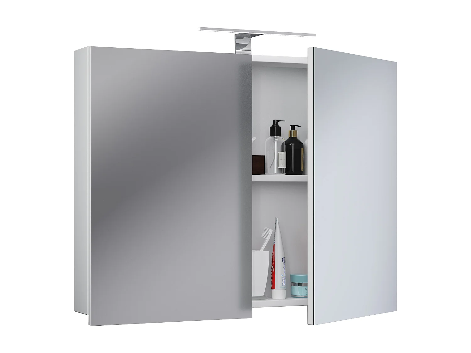 Bathroom furniture Mirror cabinet Badinos White 0
