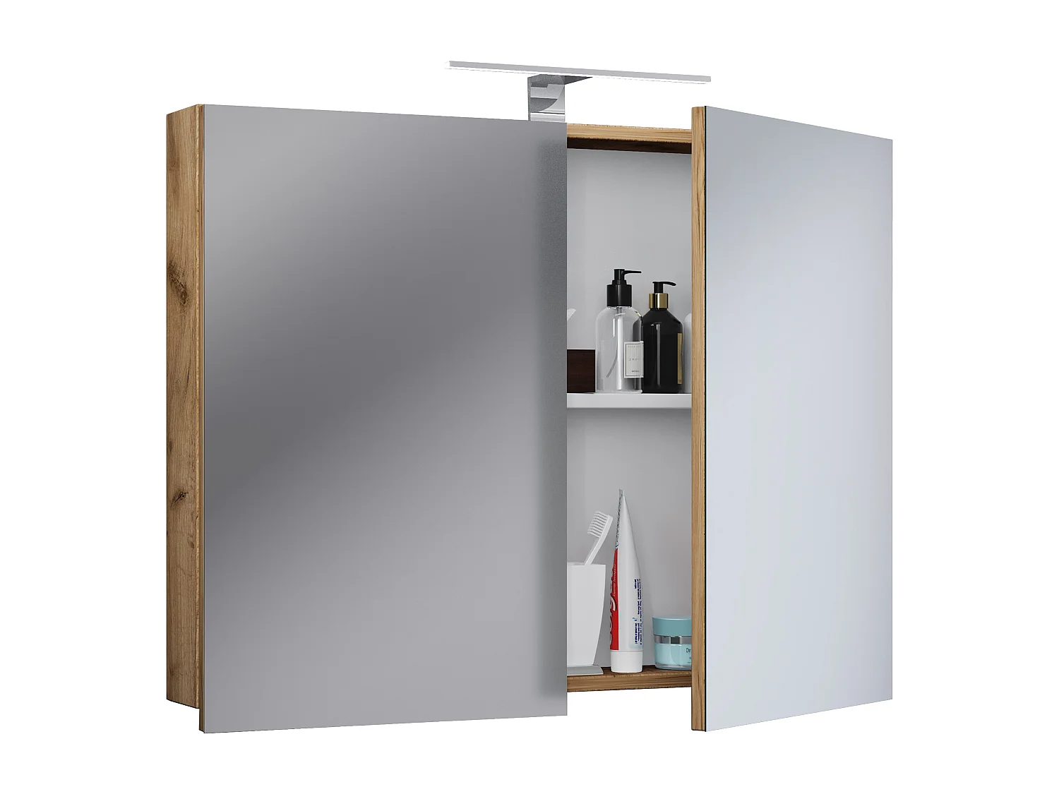 Spiegelschrank Spiegel Badezimmer Badinos 59x60 cm