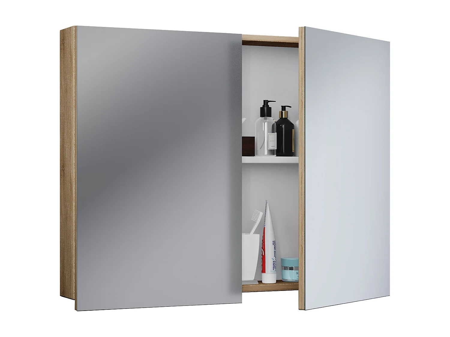 Spiegelschrank Spiegel Badezimmer Badinos 59x60 cm