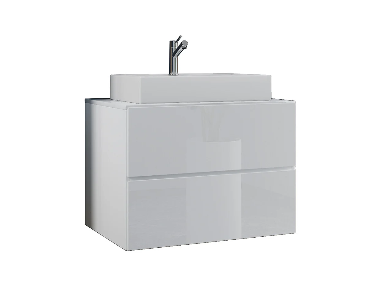 2-tlg. Waschplatz Waschtisch Lendas S Schublade