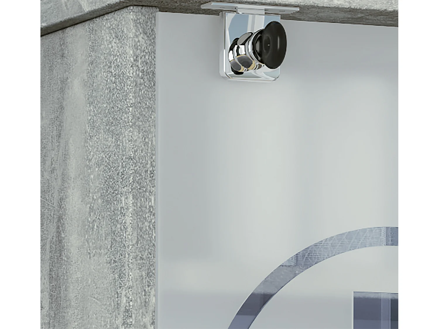 Medical cabinet Gusal Concrete Optics H. 92 x W. 31 x D. 18 cm