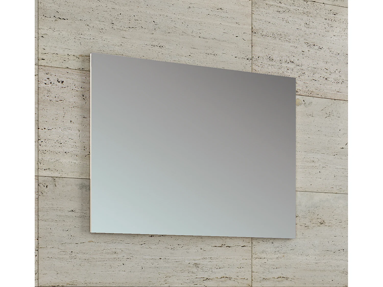 Bathroom furniture mirror Badinos Clear glass 0