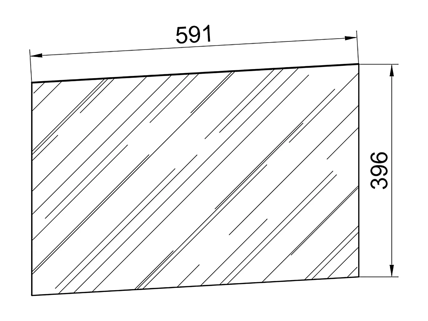 Bathroom furniture mirror Badinos Clear glass 0