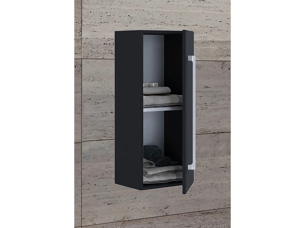 Bathroom furniture Midischrank Badinos Black H. 75 x W. 33 x D. 22 cm