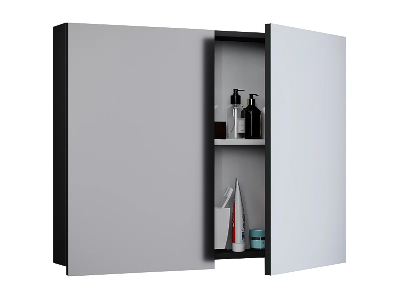 Bathroom furniture Mirror cabinet Badinos Black 0