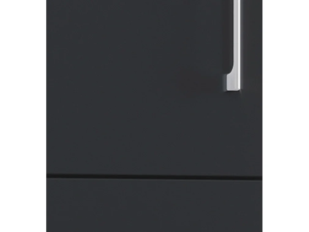 Bathroom furniture high cabinet Badinos Black H. 150 x W. 33 x D. 22 cm