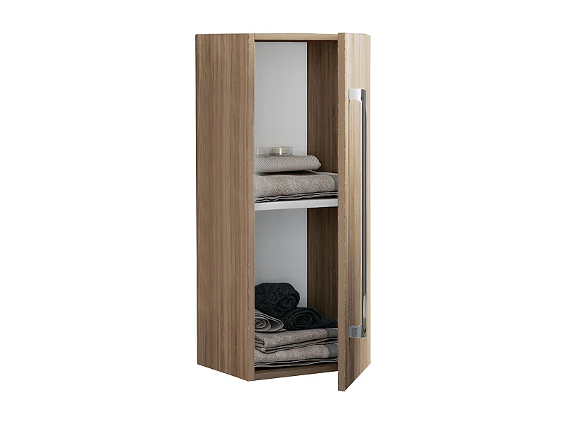 Bathroom furniture Midischrank Badinos Sonoma oak (Sägerau) H. 75 x W. 33 x D. 22 cm