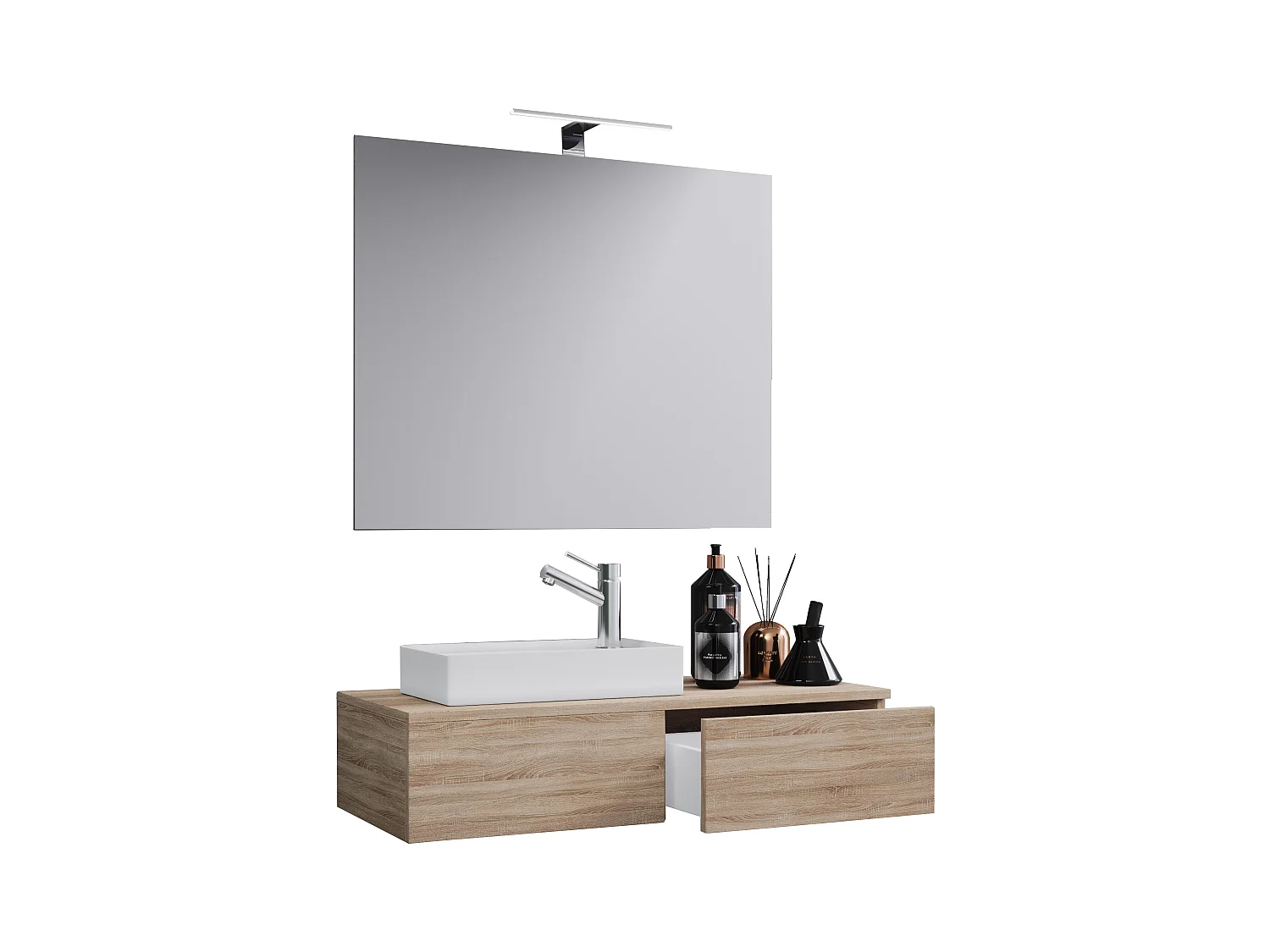 3 pz lavabo Gudas specchio