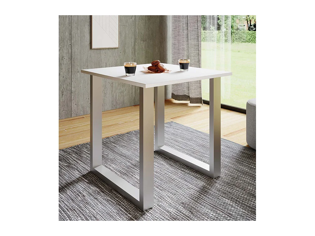 Premium Holz Esstisch Küchentisch Xona U 80x80