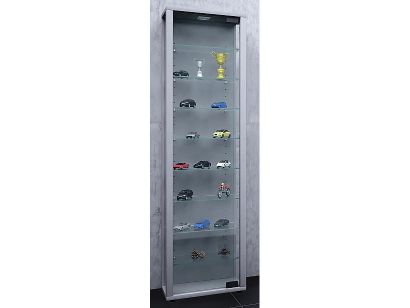 Holz Glas Stand Vitrine Sammelvitrine Edana Maxi