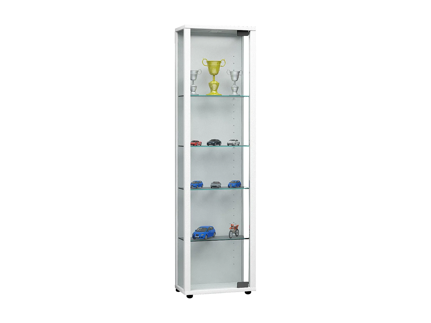 Standing cabinet Edana White H. 115 x W. 33 x D. 18 cm