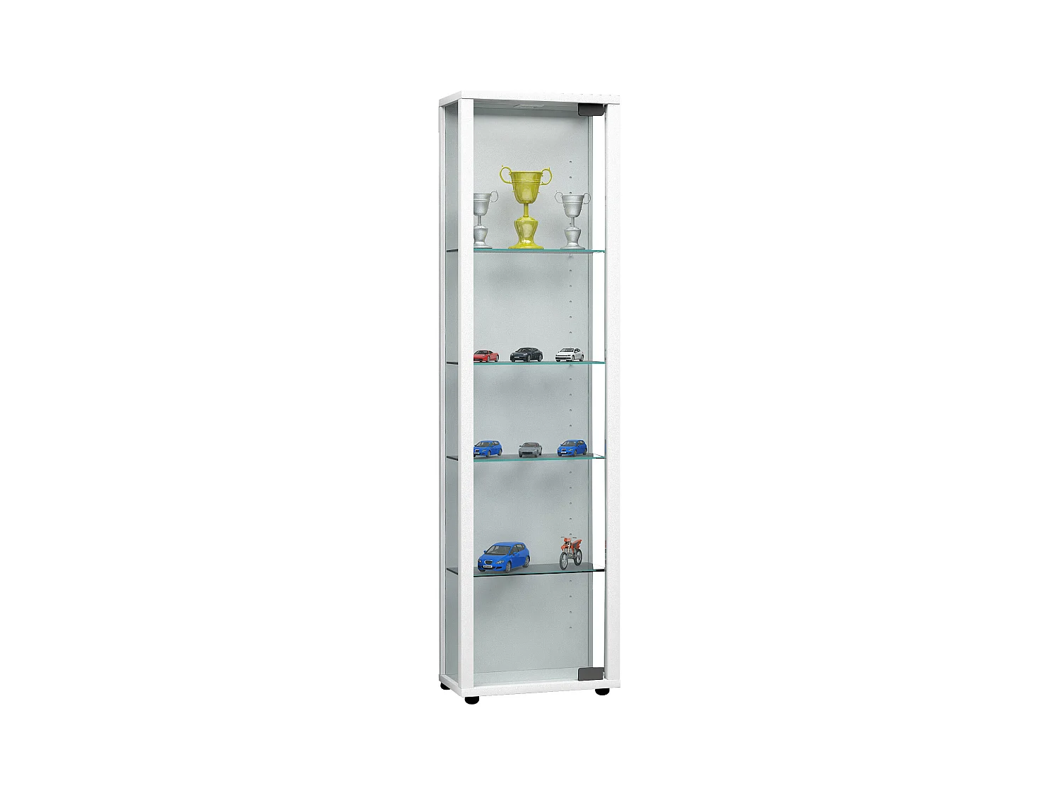 Standing cabinet Edana White H. 115 x W. 33 x D. 18 cm