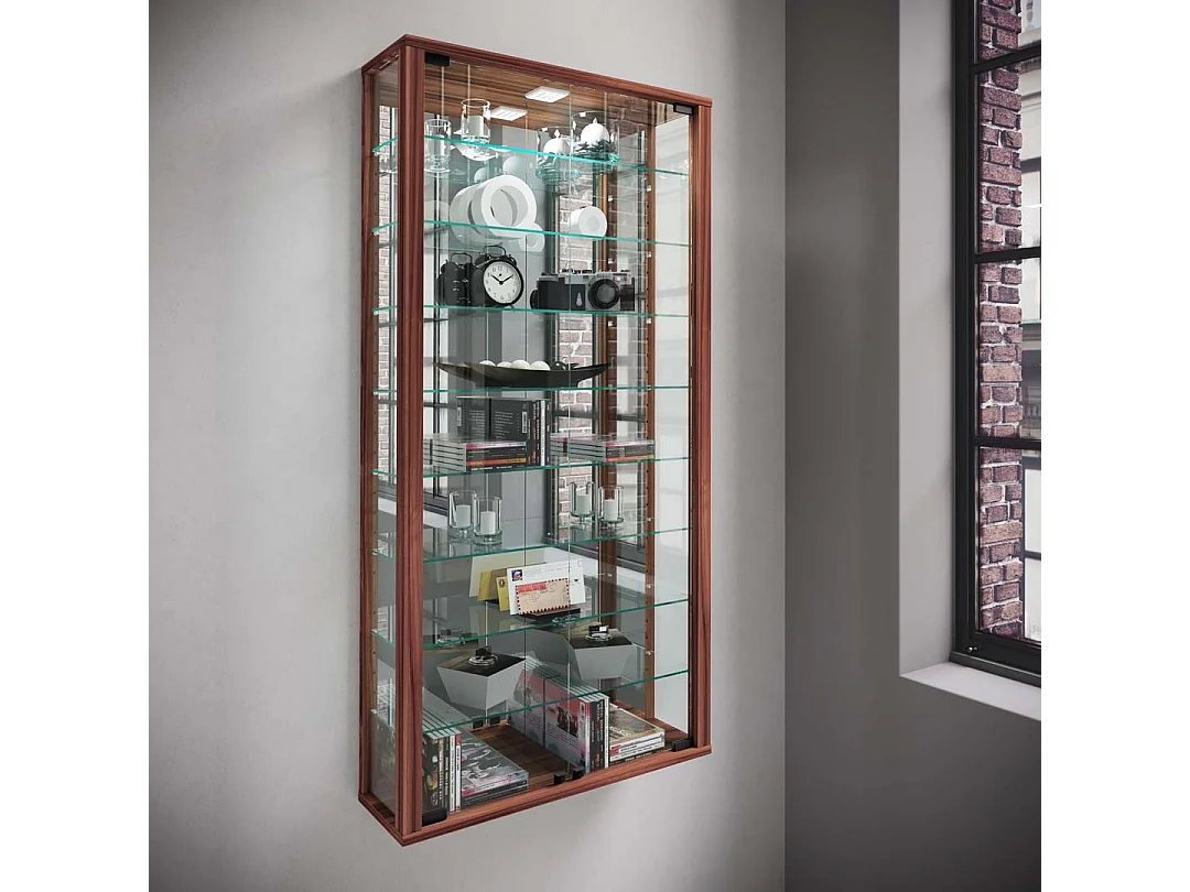 Wall display cabinet Vitrosa Nuts H. 115 x W. 59 x D. 18 cm