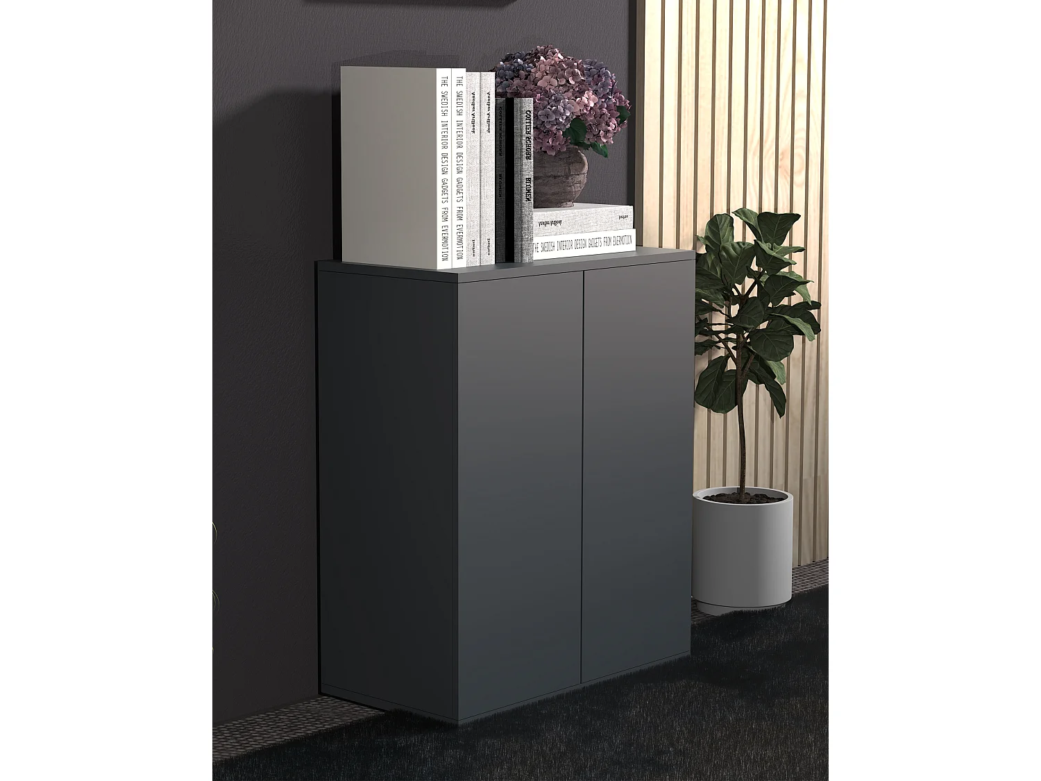 Commode Sideboard Dalosa 2 portes battantes