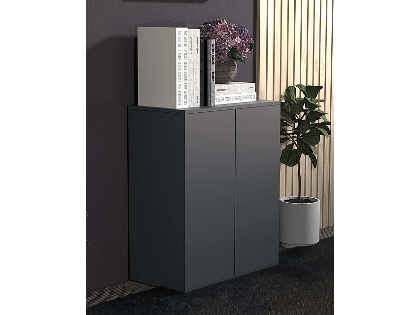 Holz Kommode Sideboard Anrichte Dalosa 2 Drehtüren