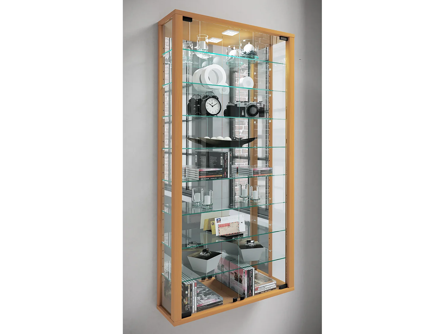 Szafka ścienna Szklany pokrowiec Vitrosa Mirror