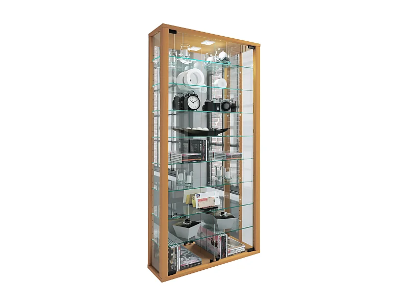 Wall display cabinet Vitrosa Book H. 115 x W. 59 x D. 18 cm