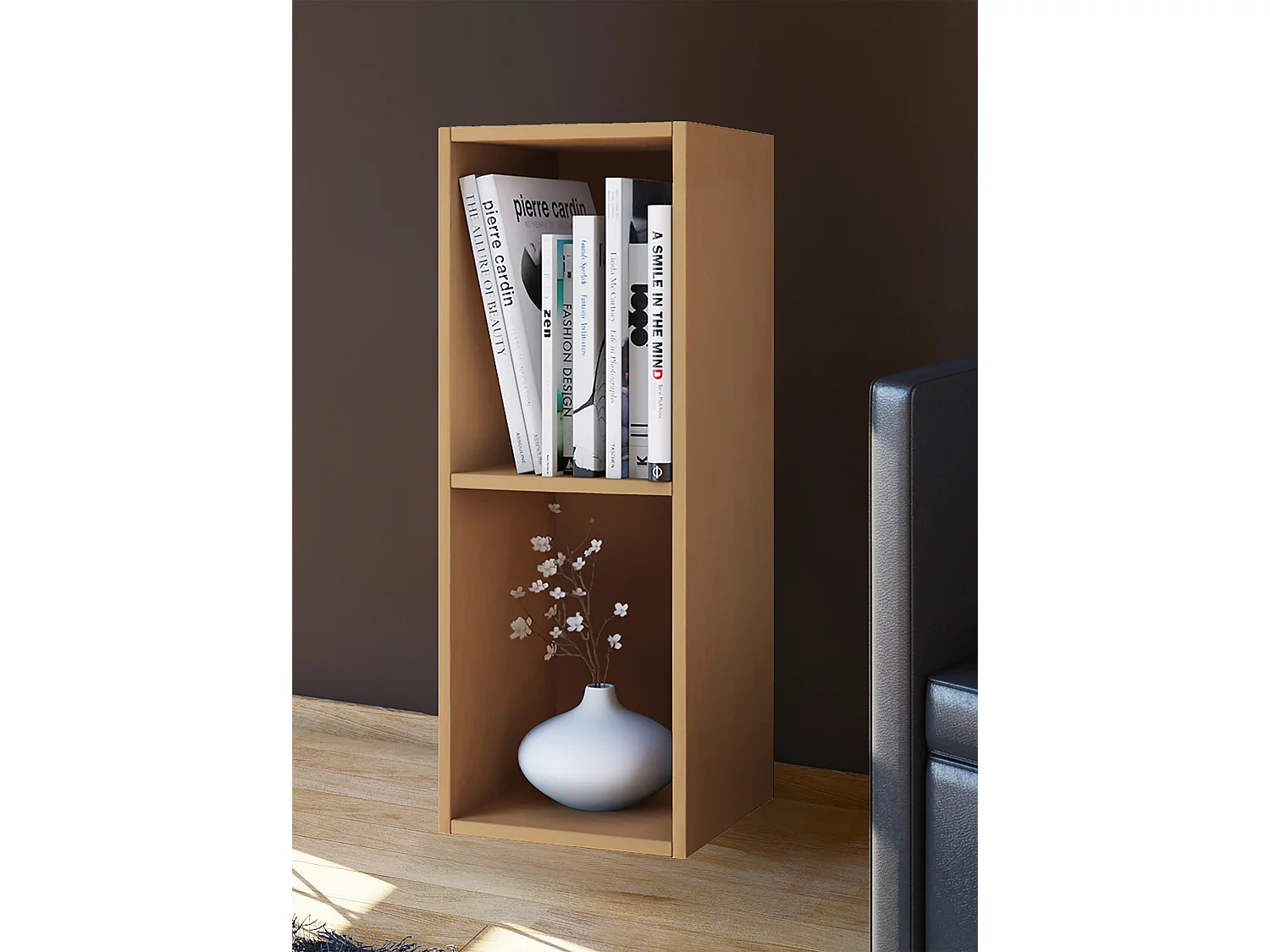 Stojak na drewno Shelf Books Mendas 2