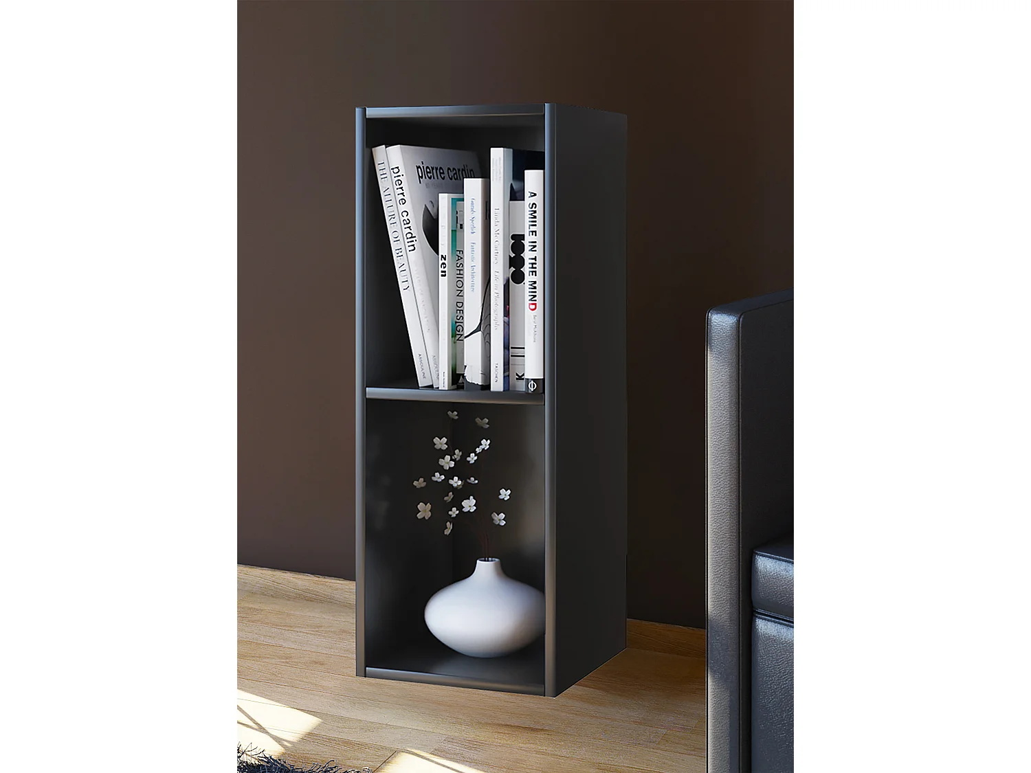 Holz Stand Regal Aufbewahrung Deko Bücher Mendas 2