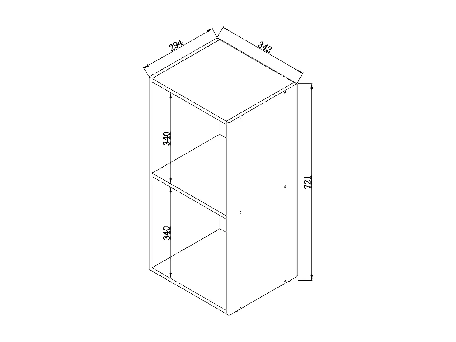 Stand Rack Mendas Gray H. 72 x W. 34 x D. 30 cm