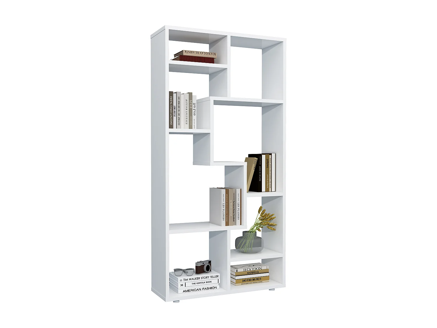Stand Rack Lanisa White H. 116 x W. 58 x D. 20 cm