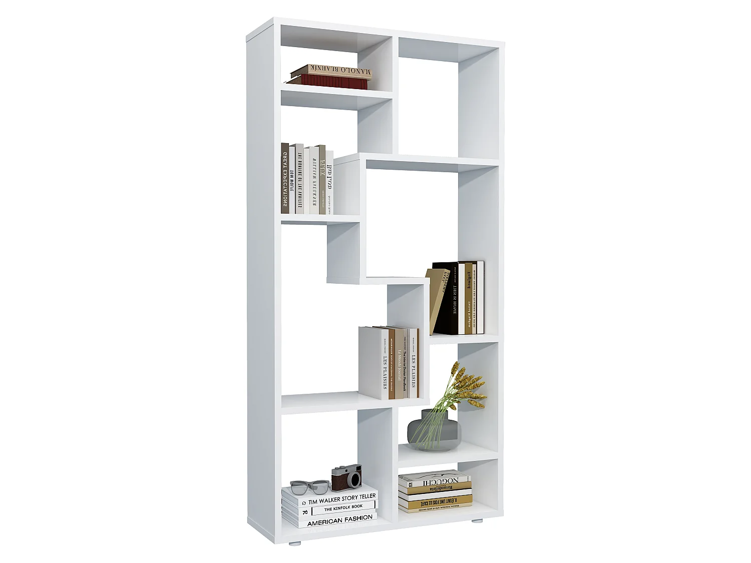 Stand Rack Lanisa White H. 116 x W. 58 x D. 20 cm