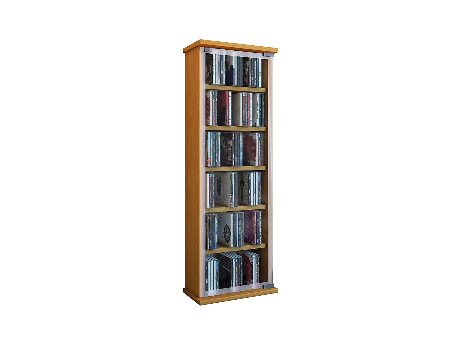 CD / DVD Media Shelf Classic Book H. 92 x W. 31 x D. 18 cm