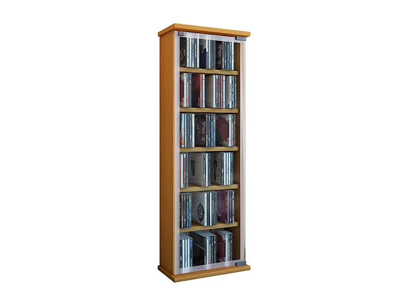 CD / DVD Media Shelf Classic Book H. 92 x W. 31 x D. 18 cm