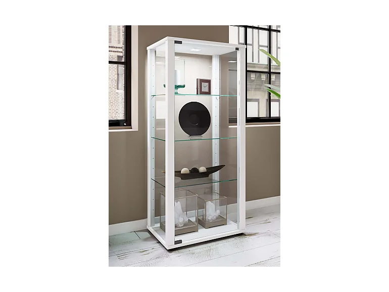 Holz Glas Stand Vitrine Sammelvitrine Kavisa M