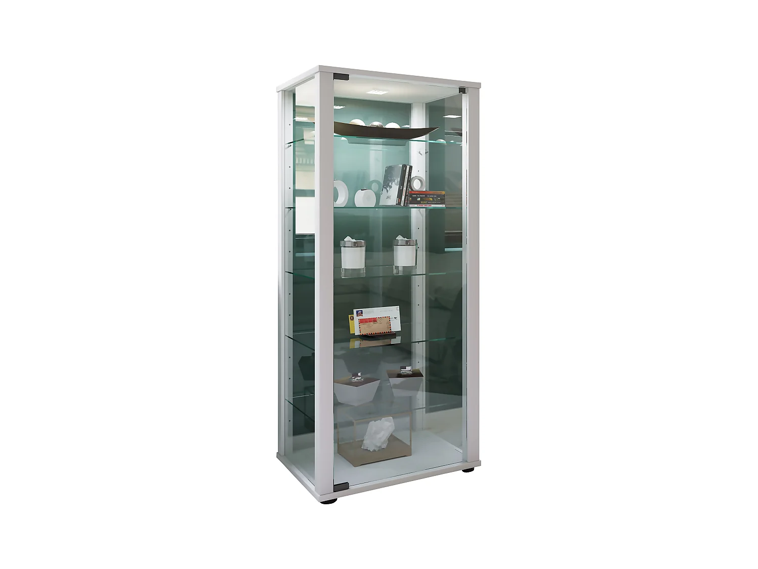 Standing cabinet Kavisa White H. 115 x W. 50 x D. 38 cm