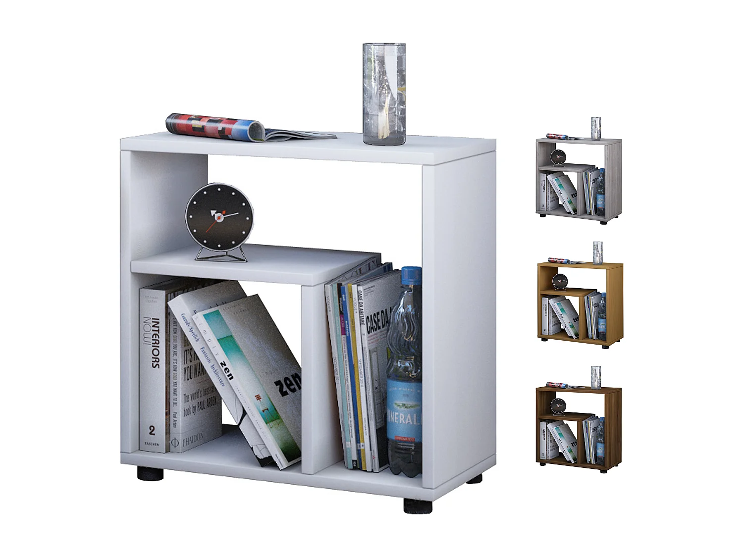 Side table & coffee table Zeito White H. 55 x W. 50 x D. 30 cm