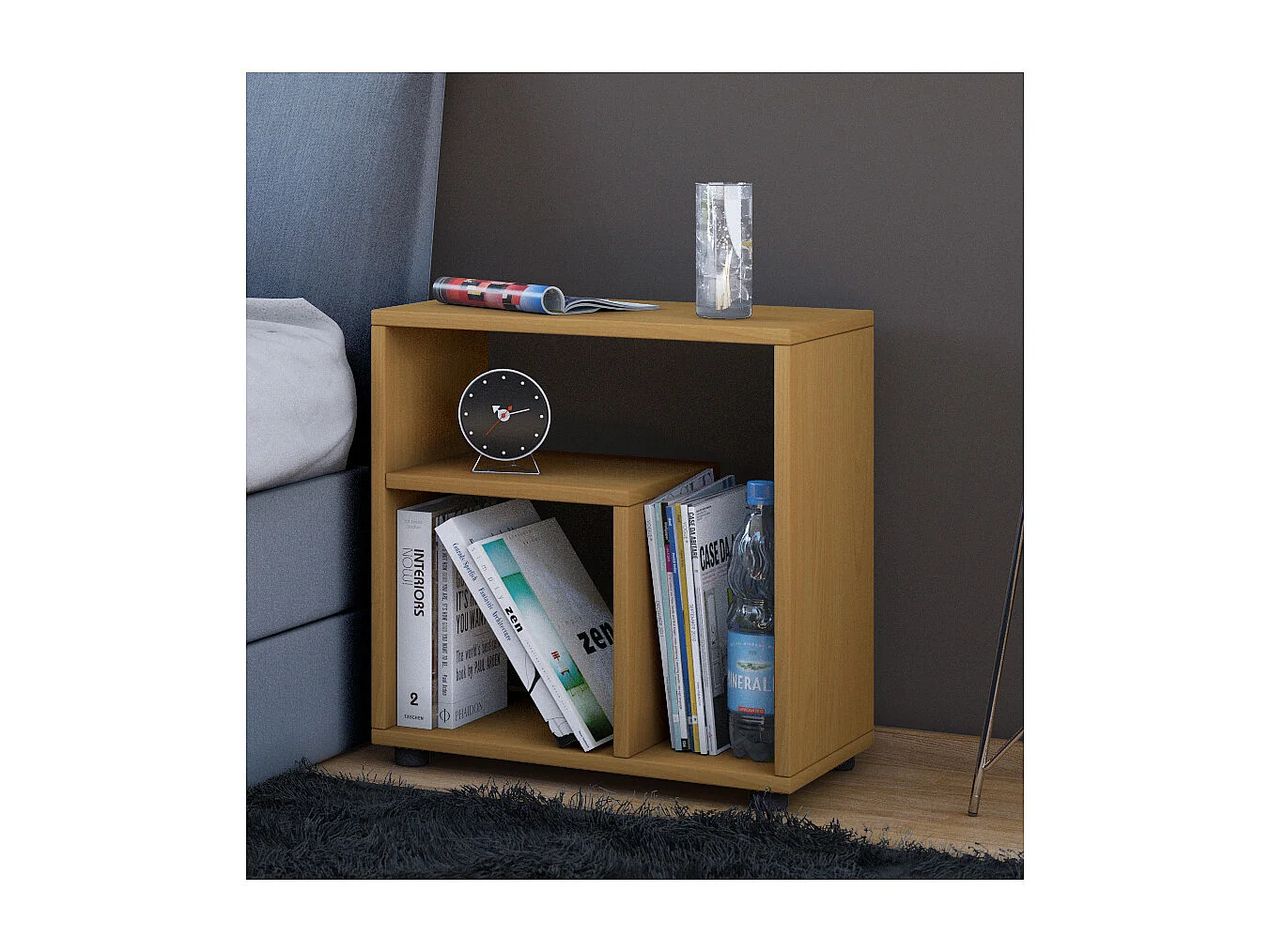 Side table & coffee table Zeito Book H. 55 x W. 50 x D. 30 cm